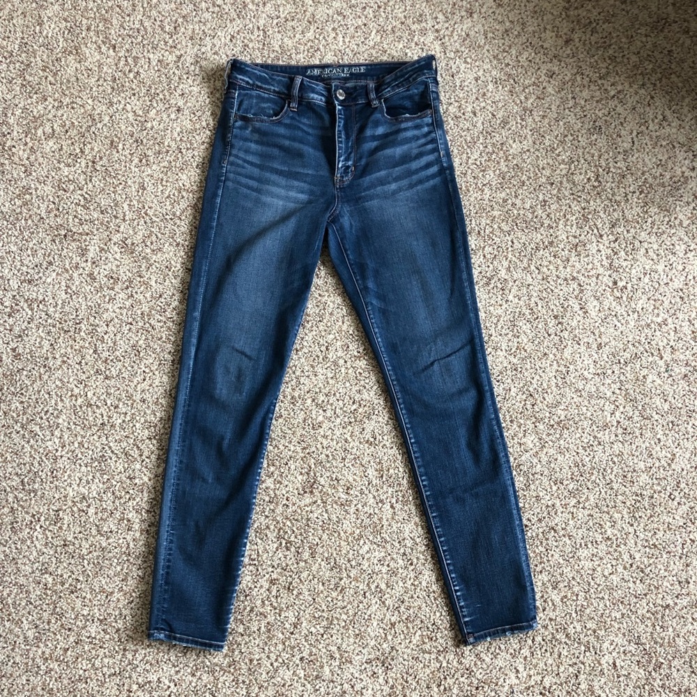 AE hi-rise jegging in 12 long